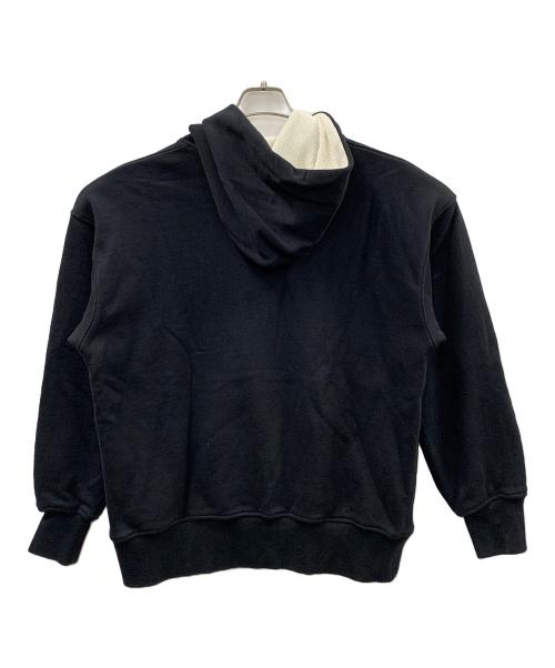 MAGIC NUMBER（マジックナンバー）MAGIC NUMBER (マジックナンバー) ジップパーカー 裏地サーマル ブラック サイズ:Mの古着・服飾アイテム