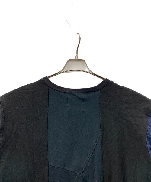 WEYEP（ウィエップ）WEYEP (ウィエップ) ロングスリーブカットソー Front And Right Sleeve Rocktee（フロント アンド ライト スリーブ ロックティー） ブラック サイズ:Lの古着・服飾アイテム