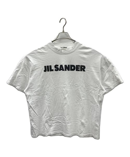 JIL SANDER（ジルサンダー）JIL SANDER (ジルサンダー) ロゴTシャツ ホワイト サイズ:Mの古着・服飾アイテム