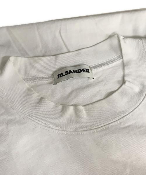 JIL SANDER（ジルサンダー）JIL SANDER (ジルサンダー) ロゴTシャツ ホワイト サイズ:Mの古着・服飾アイテム