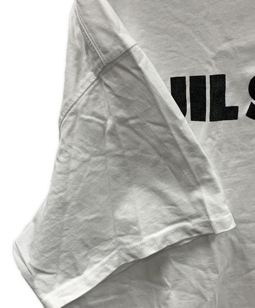 JIL SANDER（ジルサンダー）JIL SANDER (ジルサンダー) ロゴTシャツ ホワイト サイズ:Mの古着・服飾アイテム