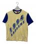 Supreme（シュプリーム）の古着「Tシャツ 20SS Bevel Text Ringer Tee（ベベル テキスト リンガー ティー）」｜ブルー×クリーム