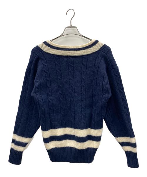 FRED PERRY（フレッドペリー）FRED PERRY (フレッドペリー) ニット ネイビー サイズ:Mの古着・服飾アイテム