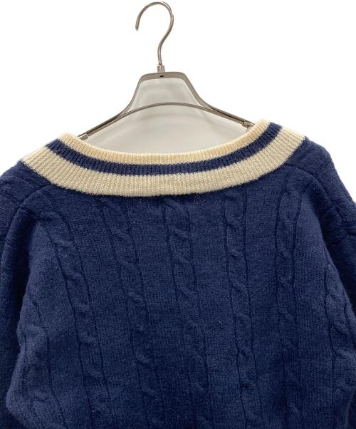 FRED PERRY（フレッドペリー）FRED PERRY (フレッドペリー) ニット ネイビー サイズ:Mの古着・服飾アイテム