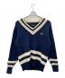 FRED PERRY（フレッドペリー）の古着「ニット」｜ネイビー