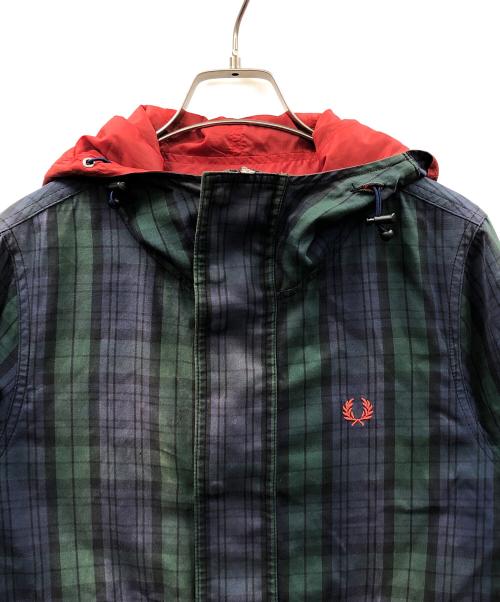 FRED PERRY（フレッドペリー）FRED PERRY (フレッドペリー) リバーシブルジャケット グリーン×レッド サイズ:XSの古着・服飾アイテム