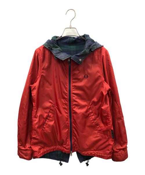 FRED PERRY（フレッドペリー）FRED PERRY (フレッドペリー) リバーシブルジャケット グリーン×レッド サイズ:XSの古着・服飾アイテム
