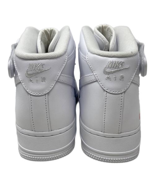 NIKE（ナイキ）NIKE (ナイキ) SUPREME (シュプリーム) スニーカー AIR FORCE 1 MID（エアフォース1 ミッド） ホワイト サイズ:28.5cmの古着・服飾アイテム