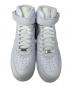 NIKE (ナイキ) SUPREME (シュプリーム) スニーカー AIR FORCE 1 MID（エアフォース1 ミッド） ホワイト サイズ:28.5cm：18000円