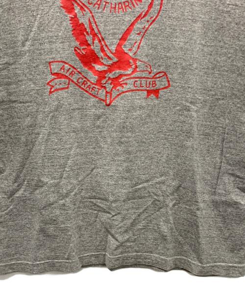 THE REAL McCOY'S（ザ・リアルマッコイズ）THE REAL McCOY'S (ザ・リアルマッコイズ) リンガーTシャツ グレー サイズ:42の古着・服飾アイテム
