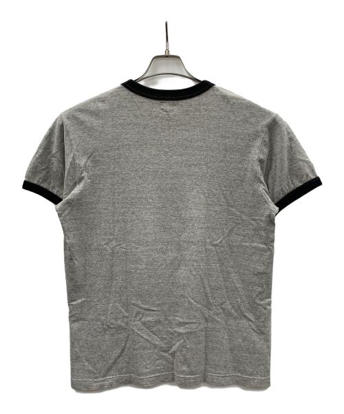 THE REAL McCOY'S（ザ・リアルマッコイズ）THE REAL McCOY'S (ザ・リアルマッコイズ) リンガーTシャツ グレー サイズ:42の古着・服飾アイテム
