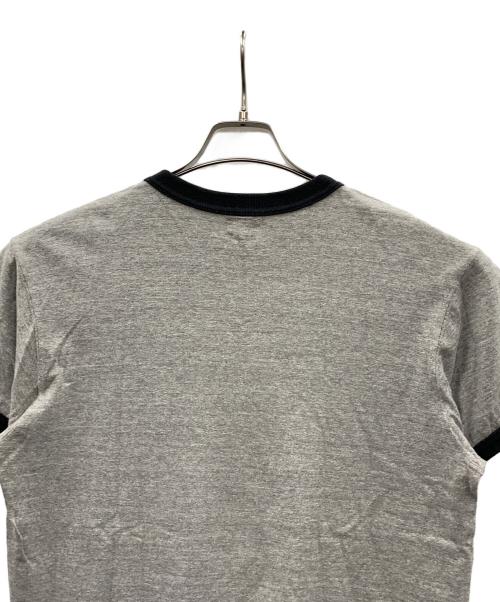 THE REAL McCOY'S（ザ・リアルマッコイズ）THE REAL McCOY'S (ザ・リアルマッコイズ) リンガーTシャツ グレー サイズ:42の古着・服飾アイテム