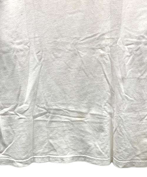 stussy（ステューシー）stussy (ステューシー) ラグランTシャツ KIDS PHOTO TEE（キッズ フォト ティー） マスタード×ホワイト サイズ:Lの古着・服飾アイテム
