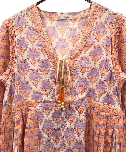 freada（フリーダ）freada (フリーダ) ワンピース ライトピンク サイズ:FREEの古着・服飾アイテム