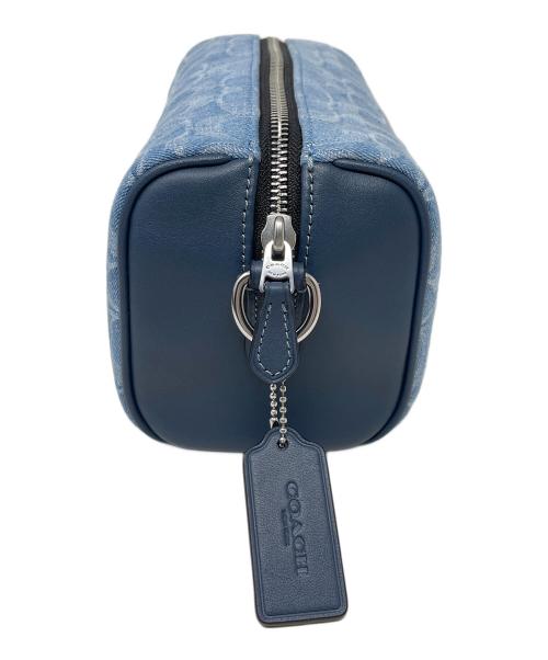 COACH（コーチ）COACH (コーチ) ショルダーバッグ アクセル クロスボディ バッグ・シグネチャー デニム スカイブルー サイズ:実寸サイズににてご確認ください。の古着・服飾アイテム