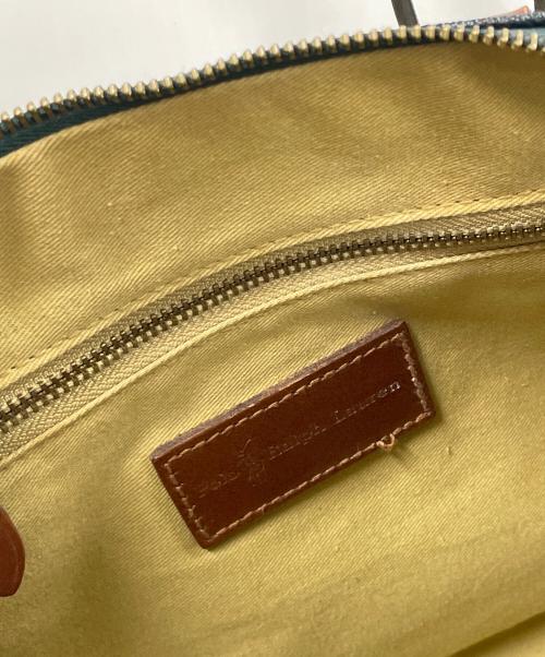 POLO RALPH LAUREN（ポロ・ラルフローレン）POLO RALPH LAUREN (ポロ・ラルフローレン) 2WAYバッグ ミニボストンバッグ ショルダーバッグ グリーン サイズ:実寸サイズにてご確認ください。の古着・服飾アイテム