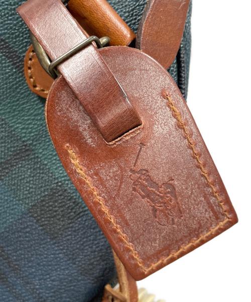 POLO RALPH LAUREN（ポロ・ラルフローレン）POLO RALPH LAUREN (ポロ・ラルフローレン) 2WAYバッグ ミニボストンバッグ ショルダーバッグ グリーン サイズ:実寸サイズにてご確認ください。の古着・服飾アイテム