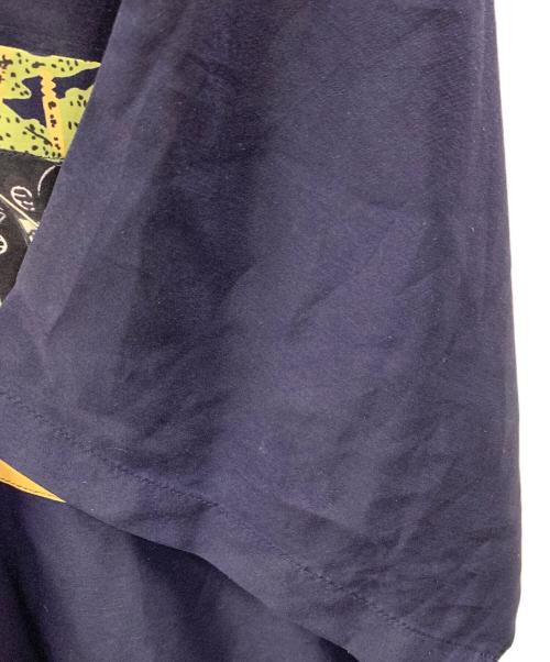 FIRST DOWN（ファーストダウン）FIRST DOWN (ファーストダウン) アロハシャツ ネイビー×グリーン サイズ:L/Gの古着・服飾アイテム
