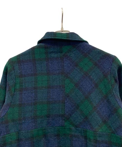 FAT（エフエーティー）FAT (エフエーティー) ウールジャケット HAWKER（ホーカー） ネイビー×グリーン サイズ:TITCHの古着・服飾アイテム