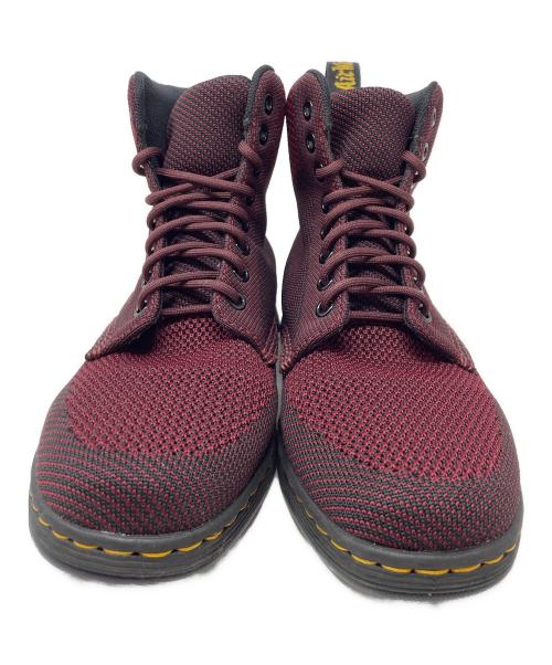 Dr.Martens（ドクターマーチン）Dr.Martens (ドクターマーチン) ブーツ 8ホール RIGAL KNIT（リガル ニット） ワインレッド サイズ:UK7の古着・服飾アイテム