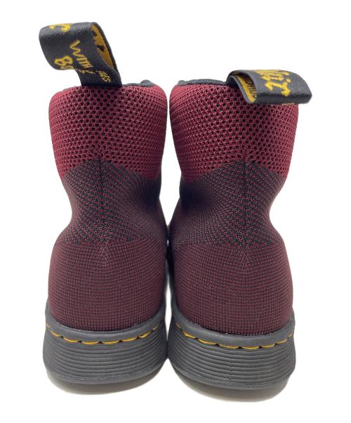 Dr.Martens（ドクターマーチン）Dr.Martens (ドクターマーチン) ブーツ 8ホール RIGAL KNIT（リガル ニット） ワインレッド サイズ:UK7の古着・服飾アイテム
