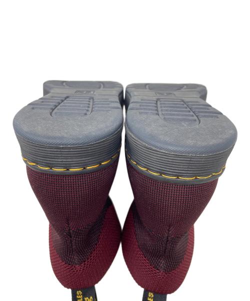 Dr.Martens（ドクターマーチン）Dr.Martens (ドクターマーチン) ブーツ 8ホール RIGAL KNIT（リガル ニット） ワインレッド サイズ:UK7の古着・服飾アイテム
