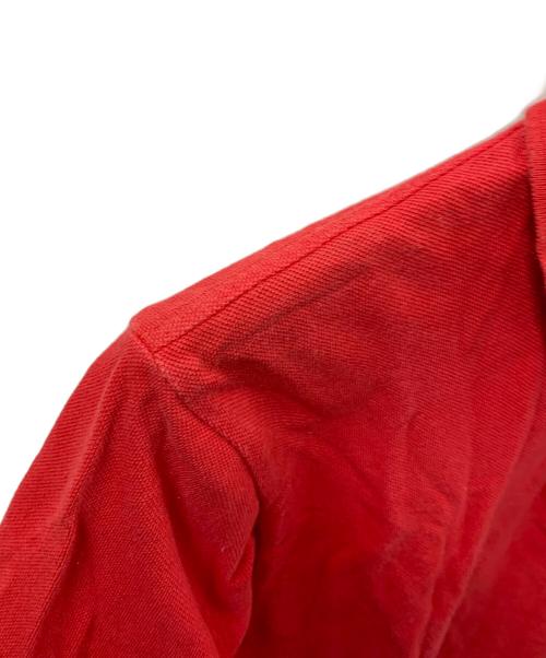 PLAY COMME des GARCONS（プレイコムデギャルソン）PLAY COMME des GARCONS (プレイコムデギャルソン) ポロシャツ レッド サイズ:Sの古着・服飾アイテム