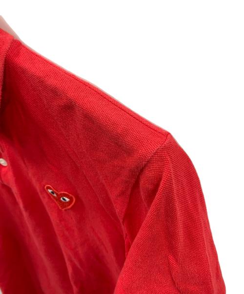 PLAY COMME des GARCONS（プレイコムデギャルソン）PLAY COMME des GARCONS (プレイコムデギャルソン) ポロシャツ レッド サイズ:Sの古着・服飾アイテム