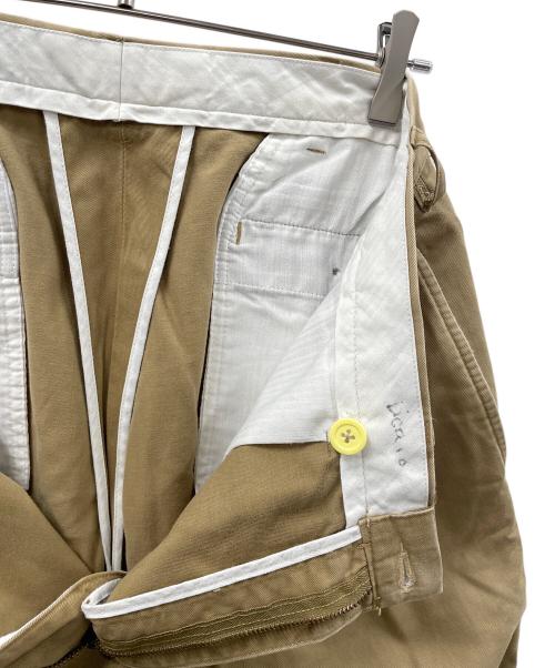 POLO RALPH LAUREN（ポロ・ラルフローレン）POLO RALPH LAUREN (ポロ・ラルフローレン) ツータックチノパン カーキ サイズ:36/34の古着・服飾アイテム