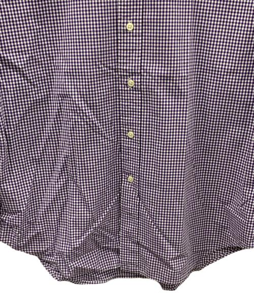 RALPH LAUREN（ラルフローレン）RALPH LAUREN (ラルフローレン) ボタンダウンシャツ パープル×ホワイト サイズ:Lの古着・服飾アイテム