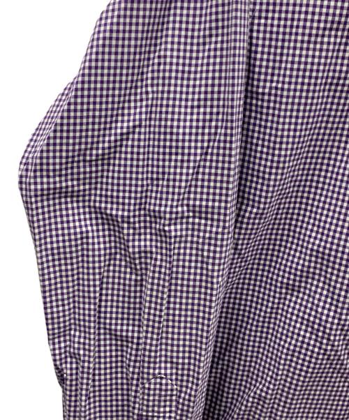 RALPH LAUREN（ラルフローレン）RALPH LAUREN (ラルフローレン) ボタンダウンシャツ パープル×ホワイト サイズ:Lの古着・服飾アイテム