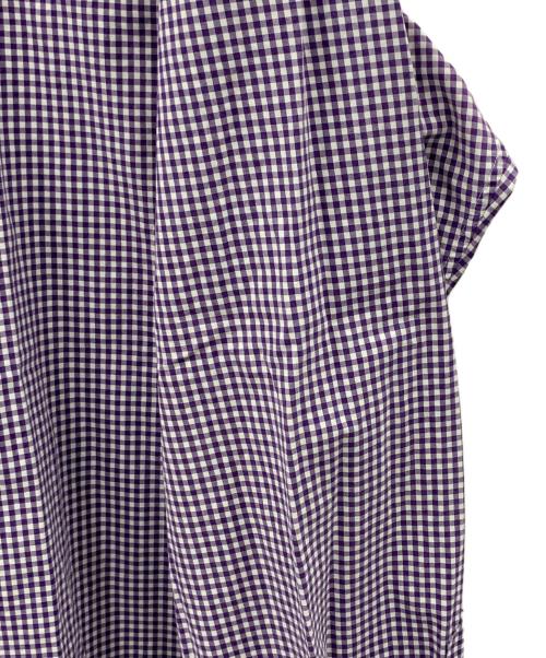 RALPH LAUREN（ラルフローレン）RALPH LAUREN (ラルフローレン) ボタンダウンシャツ パープル×ホワイト サイズ:Lの古着・服飾アイテム