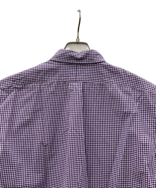 RALPH LAUREN（ラルフローレン）RALPH LAUREN (ラルフローレン) ボタンダウンシャツ パープル×ホワイト サイズ:Lの古着・服飾アイテム