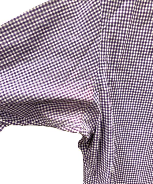 RALPH LAUREN（ラルフローレン）RALPH LAUREN (ラルフローレン) ボタンダウンシャツ パープル×ホワイト サイズ:Lの古着・服飾アイテム