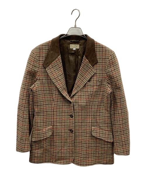 L.L.Bean（エルエルビーン）L.L.Bean (エルエルビーン) テーラードジャケット ブラウン サイズ:12Rの古着・服飾アイテム
