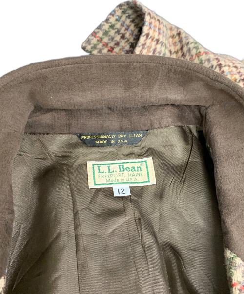 L.L.Bean（エルエルビーン）L.L.Bean (エルエルビーン) テーラードジャケット ブラウン サイズ:12Rの古着・服飾アイテム