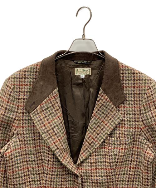 L.L.Bean（エルエルビーン）L.L.Bean (エルエルビーン) テーラードジャケット ブラウン サイズ:12Rの古着・服飾アイテム