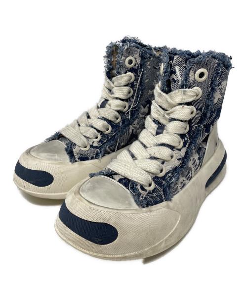 VALABASAS（バラバサス）VALABASAS (バラバサス) キャンバススニーカー ネイビー サイズ:US11の古着・服飾アイテム