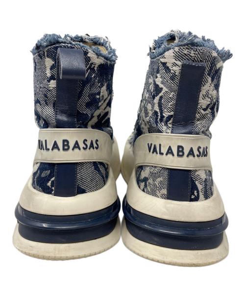 VALABASAS（バラバサス）VALABASAS (バラバサス) キャンバススニーカー ネイビー サイズ:US11の古着・服飾アイテム
