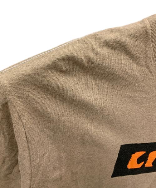 ENDS and MEANS（エンズアンド ミーンズ）ENDS AND MEANS (エンズアンド ミーンズ) ボックスロゴTシャツ ベージュ サイズ:Mの古着・服飾アイテム