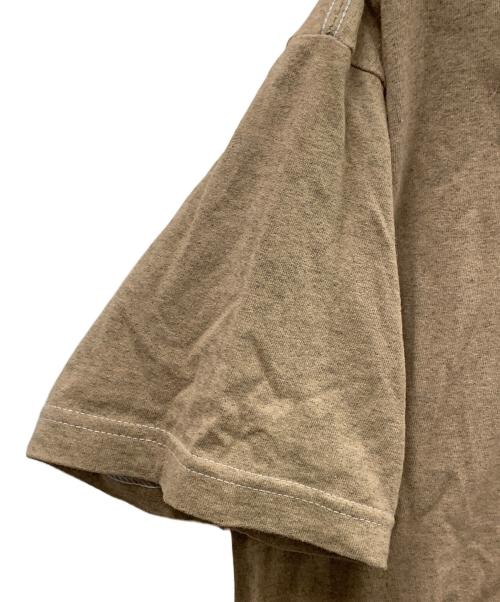 ENDS and MEANS（エンズアンド ミーンズ）ENDS AND MEANS (エンズアンド ミーンズ) ボックスロゴTシャツ ベージュ サイズ:Mの古着・服飾アイテム