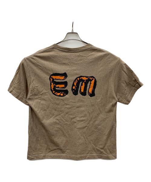 ENDS and MEANS（エンズアンド ミーンズ）ENDS AND MEANS (エンズアンド ミーンズ) ボックスロゴTシャツ ベージュ サイズ:Mの古着・服飾アイテム