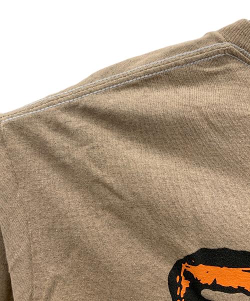 ENDS and MEANS（エンズアンド ミーンズ）ENDS AND MEANS (エンズアンド ミーンズ) ボックスロゴTシャツ ベージュ サイズ:Mの古着・服飾アイテム