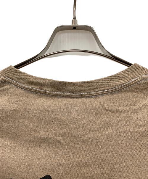 ENDS and MEANS（エンズアンド ミーンズ）ENDS AND MEANS (エンズアンド ミーンズ) ボックスロゴTシャツ ベージュ サイズ:Mの古着・服飾アイテム