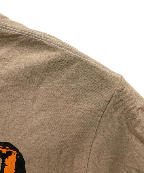 ENDS and MEANS（エンズアンド ミーンズ）ENDS AND MEANS (エンズアンド ミーンズ) ボックスロゴTシャツ ベージュ サイズ:Mの古着・服飾アイテム