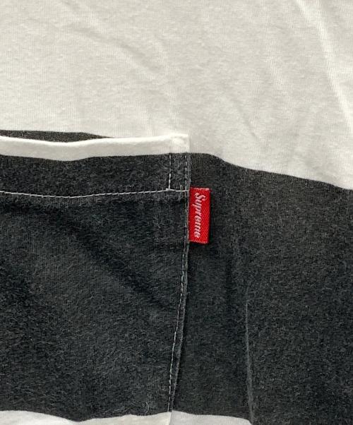 SUPREME（シュプリーム）Supreme (シュプリーム) 半袖カットソー ホワイト×ブラック サイズ:Mの古着・服飾アイテム