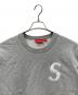 Supreme (シュプリーム) 裏起毛クルーネックスウェット グレー サイズ:L：15000円