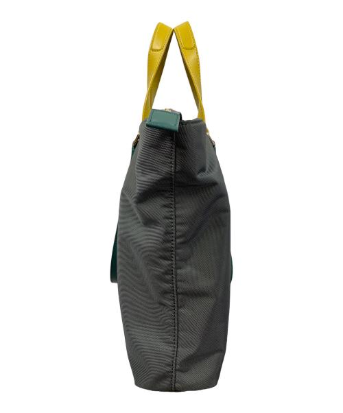 PAUL SMITH（ポールスミス）PAUL SMITH (ポールスミス) 2wayトートバッグ ショルダーバッグ グリーン×イエロー サイズ:実寸サイズにてご確認下さい。の古着・服飾アイテム
