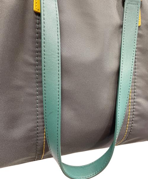 PAUL SMITH（ポールスミス）PAUL SMITH (ポールスミス) 2wayトートバッグ ショルダーバッグ グリーン×イエロー サイズ:実寸サイズにてご確認下さい。の古着・服飾アイテム