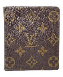 LOUIS VUITTON（ルイ ヴィトン）の古着「2つ折り財布 モノグラム ポルトビエ 10 カルトクレディ」｜ブラウン